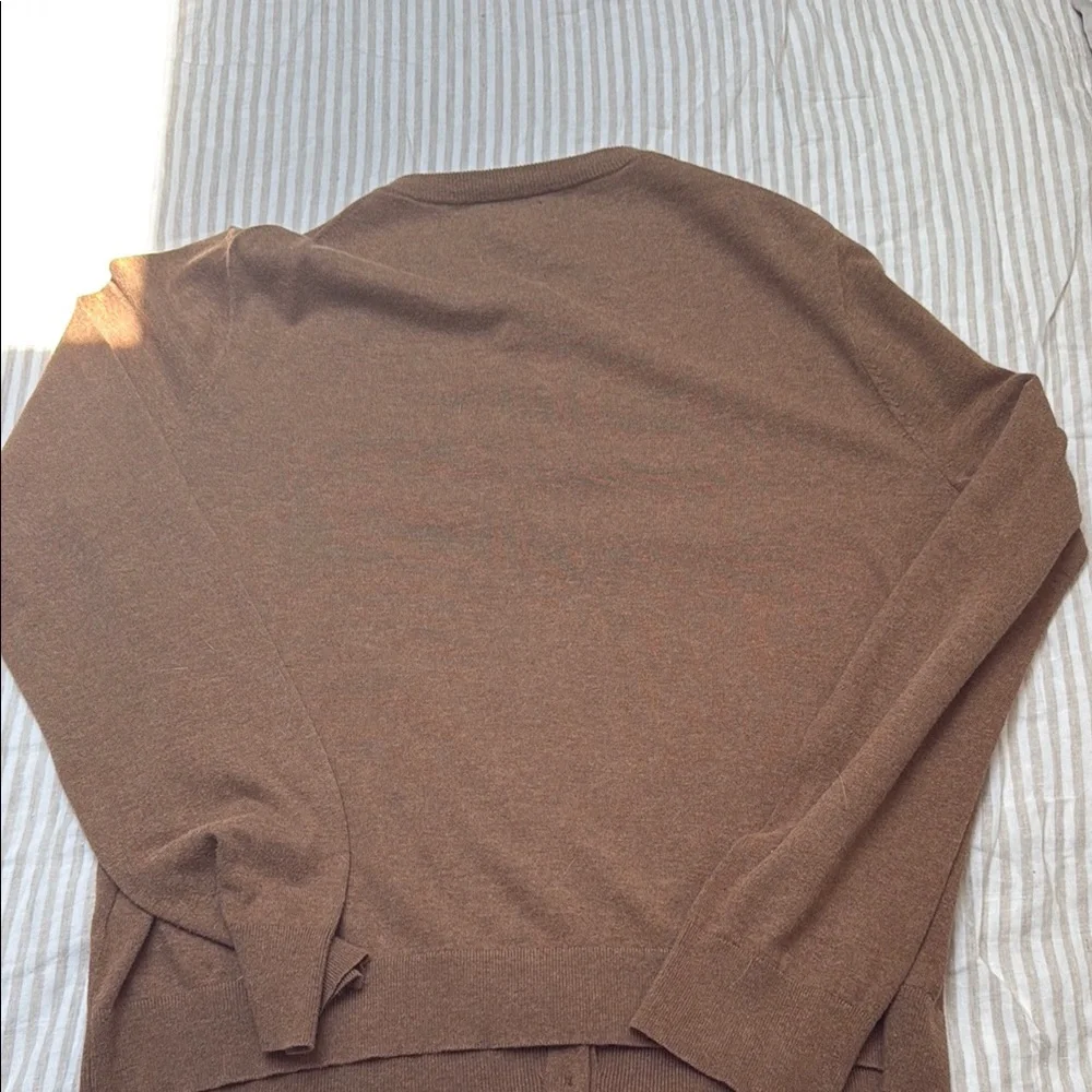 J. Crew Women's Tan Button-Up Cardigan - Picture 5 of 5